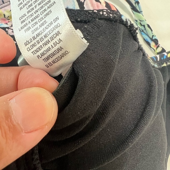 Shade & Shore Floral One Piece Swimsuit size L - Picture 6 of 11